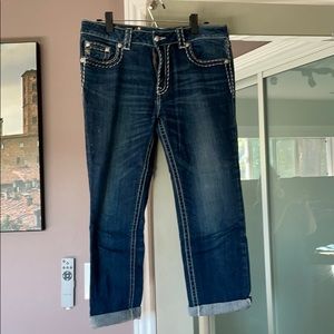 Miss Me boyfriend Capri, size 30
